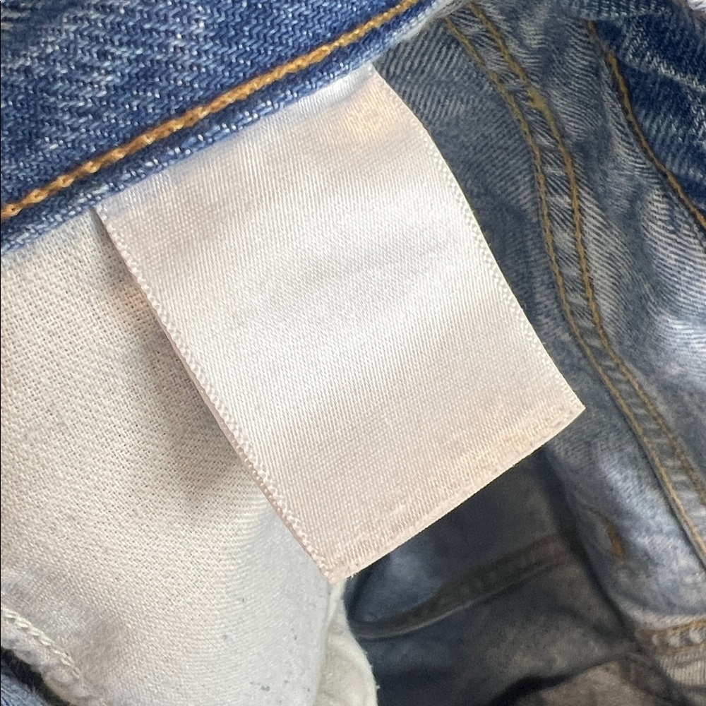 SLVRLAKE Hero Distressed Raw Hem Jeans in Long Time Coming Size 28 - Picture 10 of 10